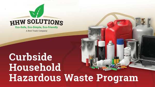 HHW Solutions. Curbside Household Hazardous Waste Program